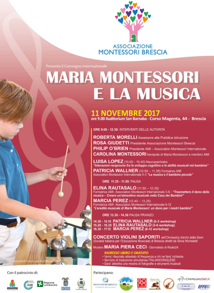 Convegno Montessori e la musica, Brescia